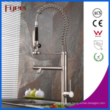 Fyeer New Nickle Brushed Pull Down Spray Kitchen Sink Faucet